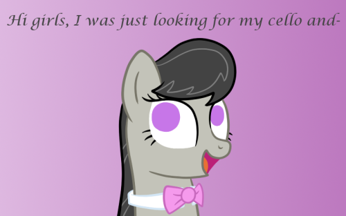 sweetiebotreplies:  (( With apologies to Thomas Ridgewell… If you’ve seen this post you’ll know how much I like Octavia (aka: best poni) , so I had to do this comic. )) 