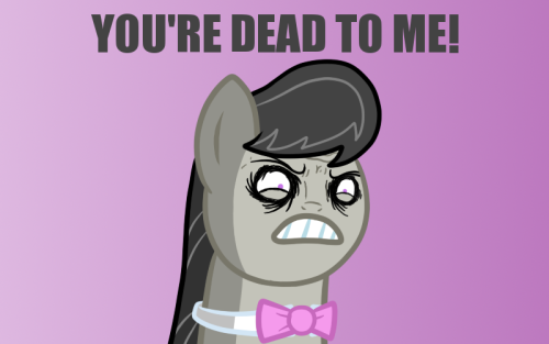 sweetiebotreplies:  (( With apologies to Thomas Ridgewell… If you’ve seen this post you’ll know how much I like Octavia (aka: best poni) , so I had to do this comic. )) 