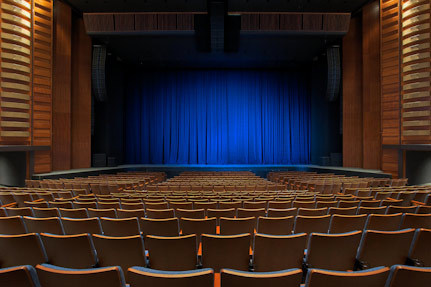 This photo was taken from seat N49 at Toronto’s wonderful Sony Centre, where I’ll be enjoying Philip Glass’ masterpiece Einstein on the Beach*. My seat is actually K47, which you can see three rows up and two seats over. That might be the best $152...