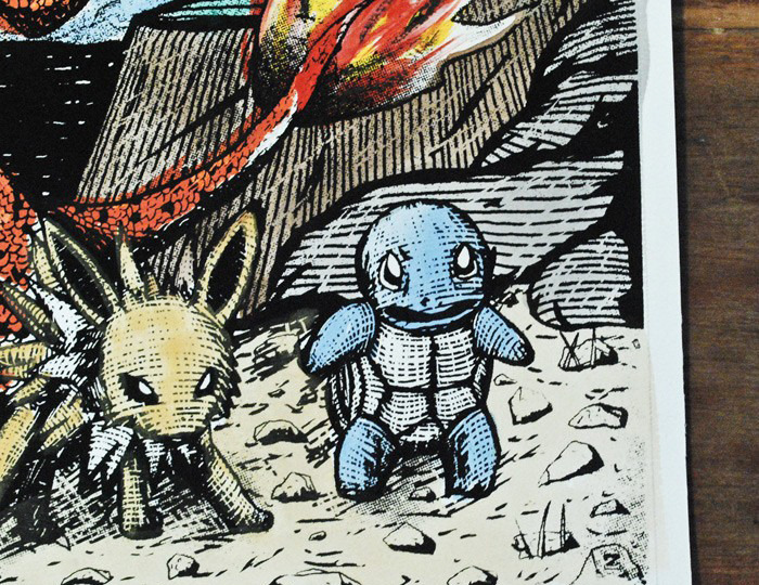 justinrampage:  To commemorate the original 151 Pokemon from Kanto, Tumblr artist