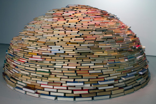 -annoying:   An Igloo made of Books by Miler porn pictures