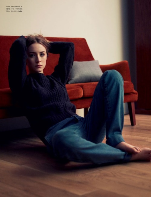 Porn Pics Saoirse Ronan in Flaunt Magazine