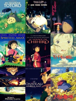 houseofghibli:  Ghibli Posters. 