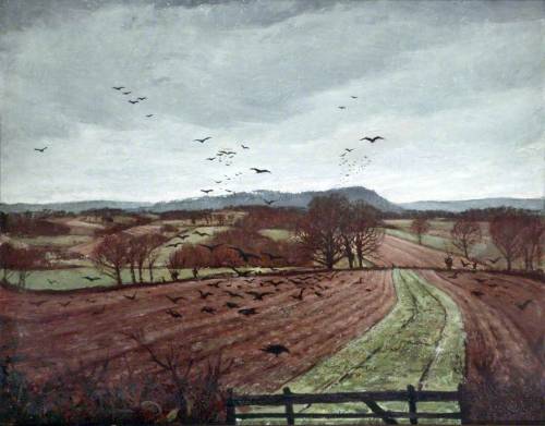 thorsteinulf: Christopher Richard Wynne Nevinson - A Winter Landscape (1926) 
