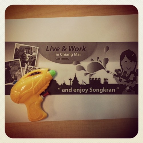 Happy Songkran to everyone. #LifeAtCLBS