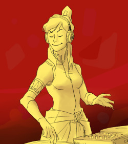 paperseverywhere:  I don’t know what in the world I’m doing. Help.  Dj Korra &lt;3 &lt;3 &lt;3