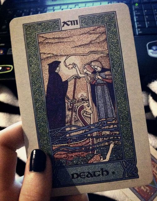 dddeath-and-decay:  I hate when people think the Death card of Tarot is an edgy, dark card. It’s actually a good card. It symbolizes change, transition, transformation, letting go, conclusion.
