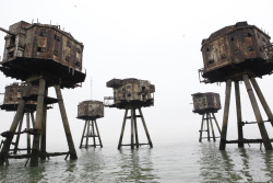 Sexbones:  Original Pirate Radio Towers In The London At The Mouth Of The River.