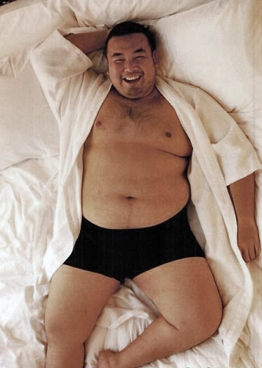 kumagoriraoyaji:  その笑顔は罪作りだな(^.^)  Love man and towel.