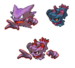 haunter and misdreavus. I was kind of at