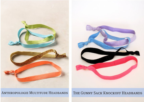 DIY Anthropologie Multitude Headbands. This is the easiest DIY ever - no sewing, no gluing. How-to f