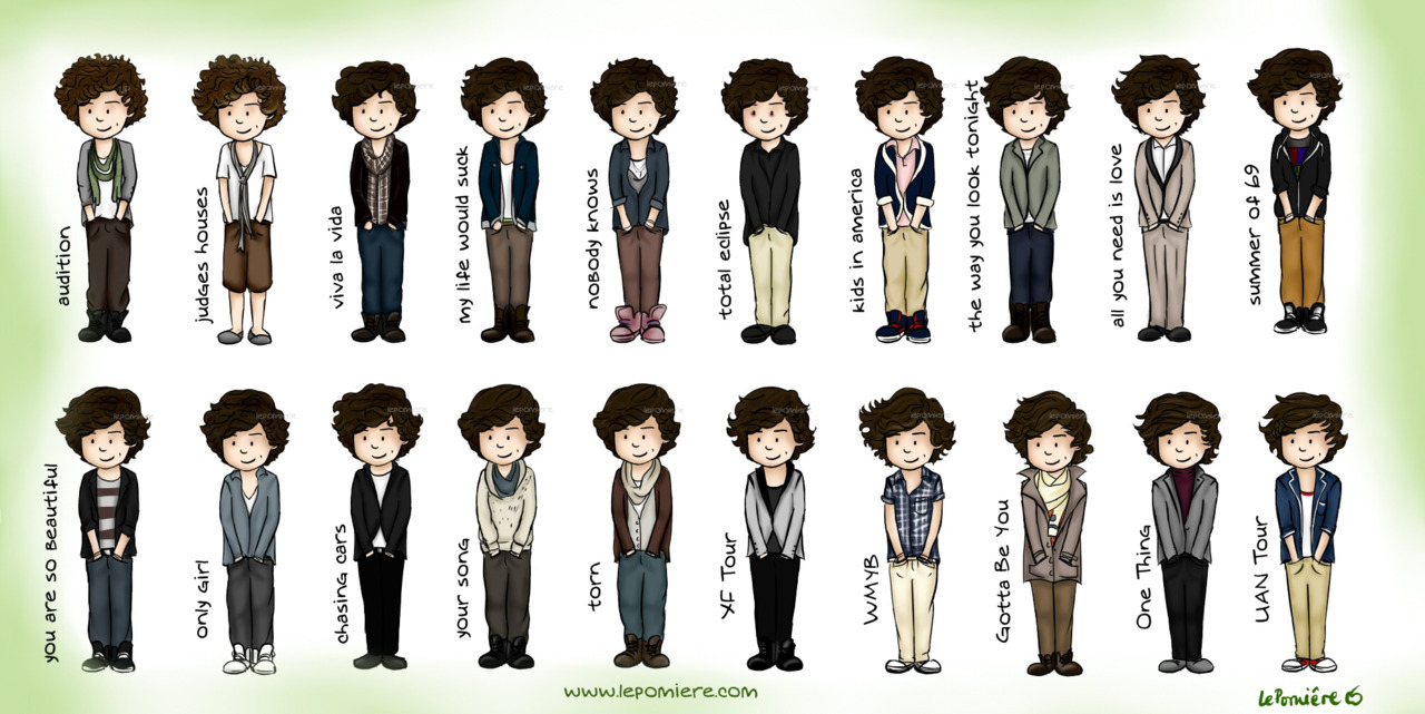 fuckyeahharrystyles:  elzloves1d:  The @Harry_Styles evolution  this is SO cute 