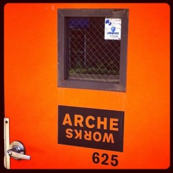 Orange door (Taken with instagram)