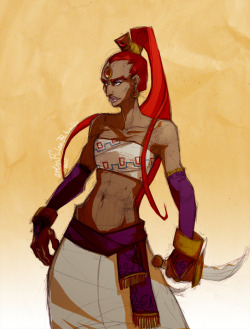 artsykleeb:  Every new Zelda I’m like “Gerudo,