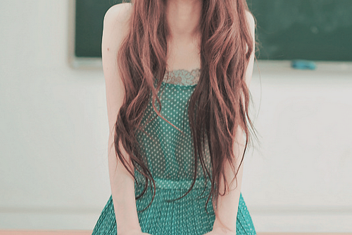 I like when my hair turns like that(: 