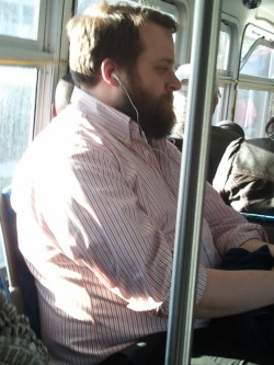 Cute bearded chub on my bus route.