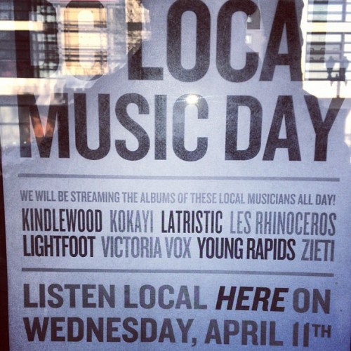 Shouts to @listenlocaldc and qualia coffee on GA ave. support local music. Jyeah! (Taken with instagram)