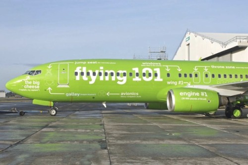 nichellen:Kulula is a low-cost South-African airline that doesn’t take itself too seriously. Check out their new livery!