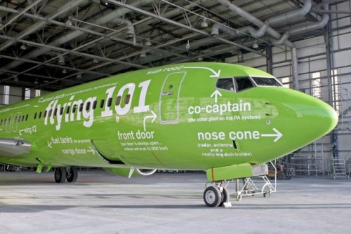 nichellen:Kulula is a low-cost South-African airline that doesn’t take itself too seriously. Check out their new livery!