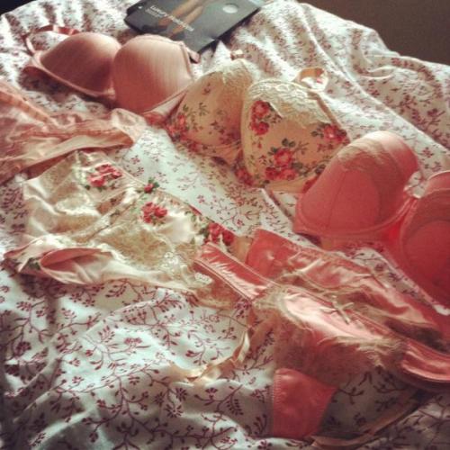 sherlockhart: Visited Primark today and wound up buying 3 gorgeous lingerie sets. Surprisingly well 