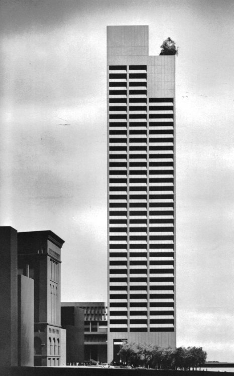 fuckyeahbrutalism: Office Building, Government Center, Boston, Massachusetts, 1965-69 (Edward Larrab