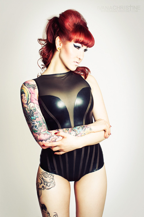 elegyellem:   photos by awesome Ivana Christine  more to come :) latex by : Pandora Deluxe / BANG dr