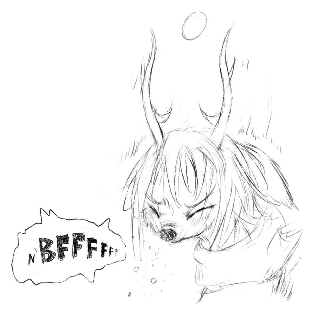 swaetshrit:  deer and other wet-nosed animals have such cute sneezes, so i wanted