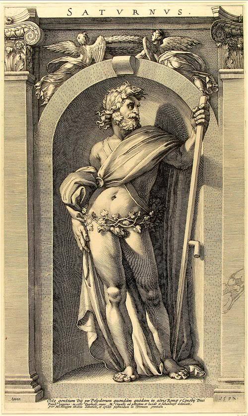 randomfives:  And last of the 5: Saturday = “Saturn’s Day” Illustration by