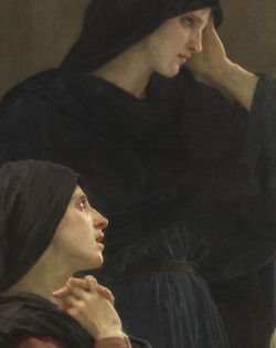 lecollecteur:  William-Adolphe Bouguereau, Le Saintes Femmes au Tombeau (detail) 