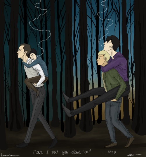 Sherlock loves piggyback rides. The detective’s fondness results from spending the summer of his fif