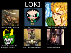 all-hail-king-loki:  “How People see Loki” 