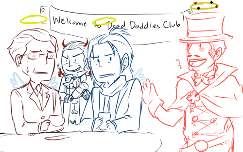 gentlemenbutts:hamstr:The Ace Attorney Dead Daddies ClubApplication Ongoing!oMIGOD IS THIS GOING ARO