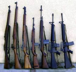 cracc:  Guns of war. US battle rifles