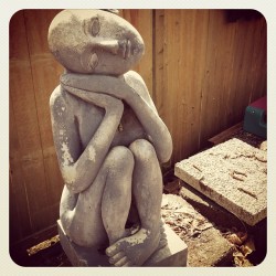 One of my favorite garden decor pieces I have needs some TLC. (Taken with instagram)