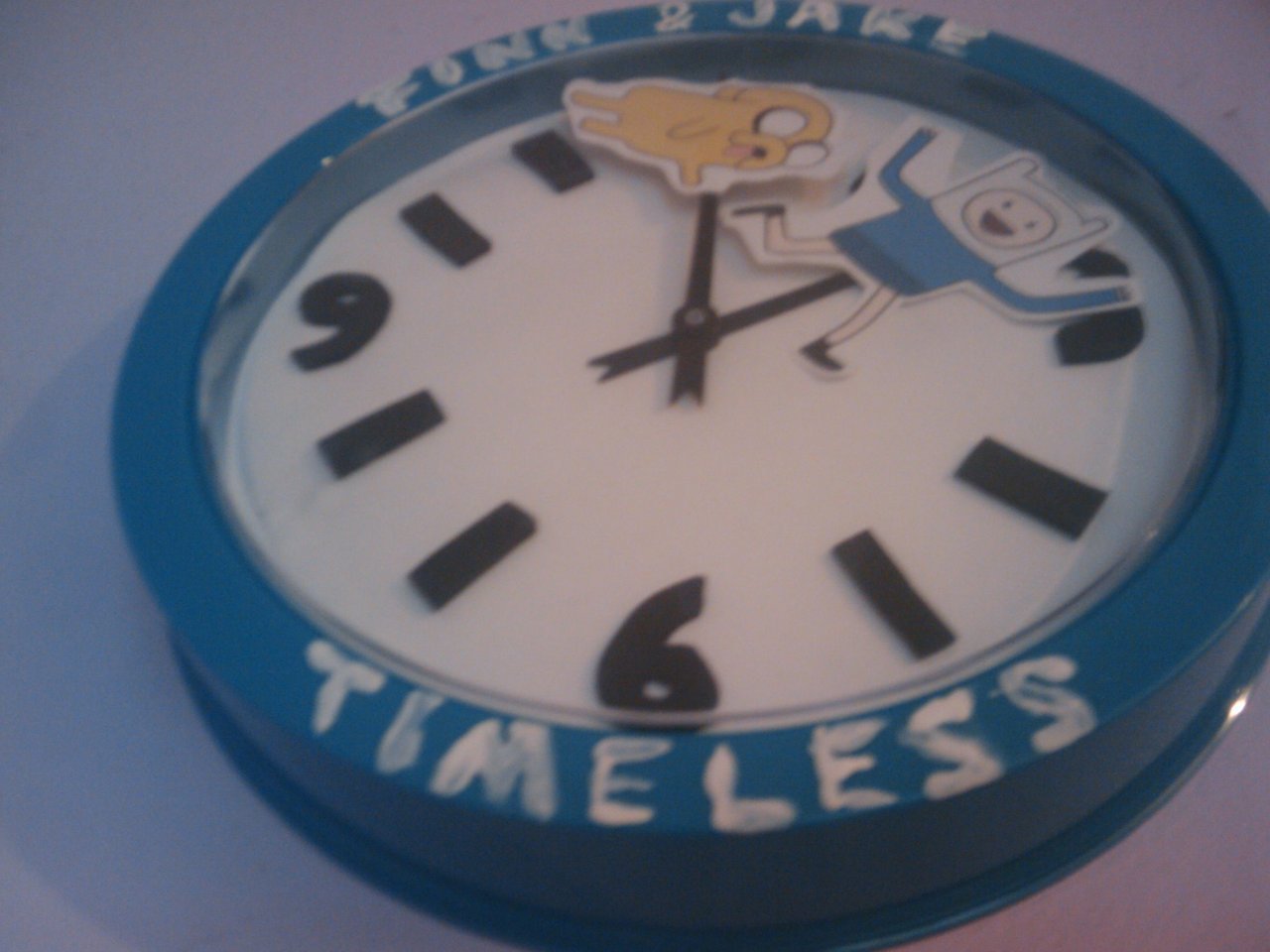 I finally finished that Adventure Time clock I was working on. It took so long mostly