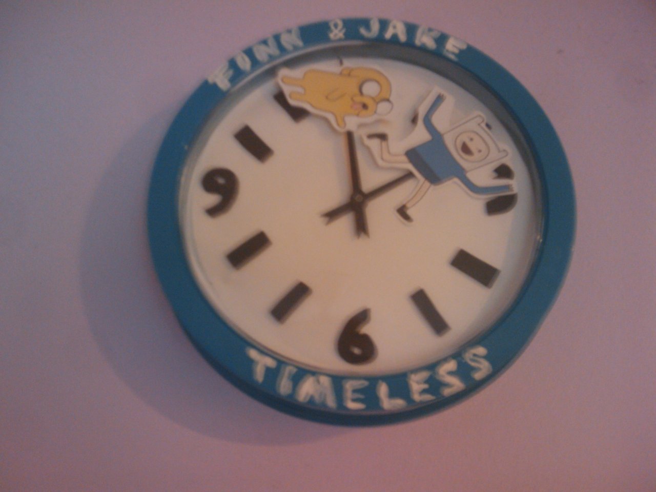 I finally finished that Adventure Time clock I was working on. It took so long mostly