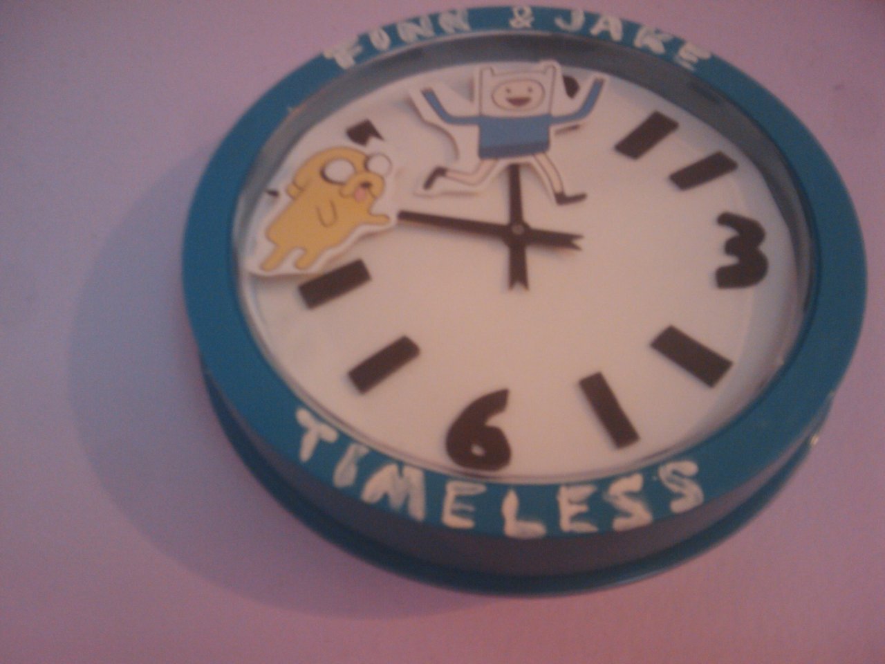 I finally finished that Adventure Time clock I was working on. It took so long mostly