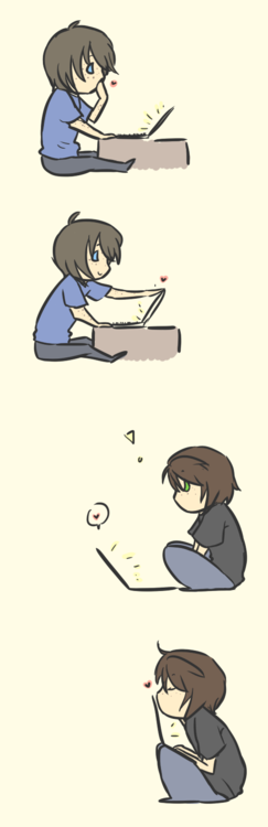 oh, stop it, you! so effin cute…