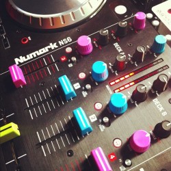 Gave my baby a lil color! #NS6 #dj  (Taken with instagram)