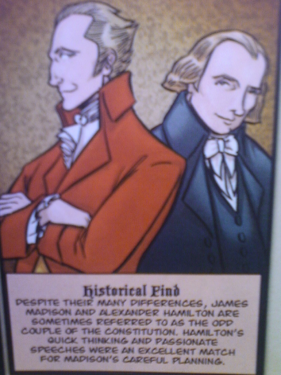 surprisinglyquitesane:  “Despite their many differences, James Madison and Alexander