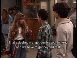 lacigreen:  topanga knows what’s up 