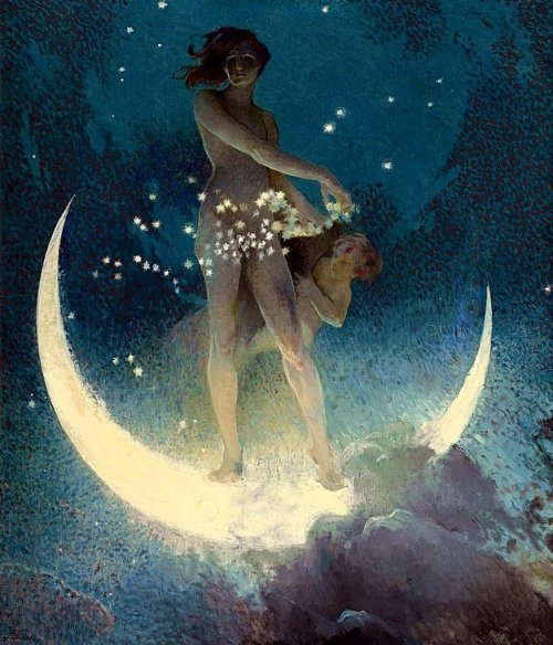 gorettmisstag:Spring Scattering Stars by Edwin Howland Blashfield (1927)