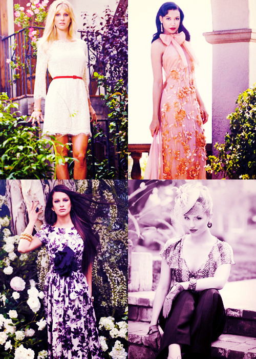 rainbowsandleprechauns:  “Glee Gals Looking Stylish As Ever” 