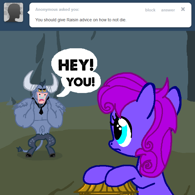 Thanks again, Spitty! Fucking awesome work! ask-ironwill-now:  LITTLE RAISIN ALWAYS