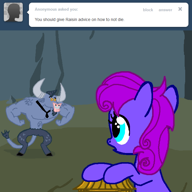 Thanks again, Spitty! Fucking awesome work! ask-ironwill-now:  LITTLE RAISIN ALWAYS