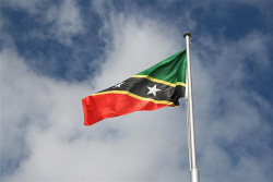 carib-n:  St Kitts flag at Brimstone 120108