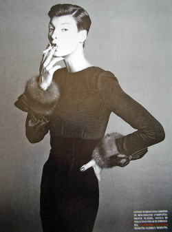 carangi:Linda Evangelista by Steven Meisel