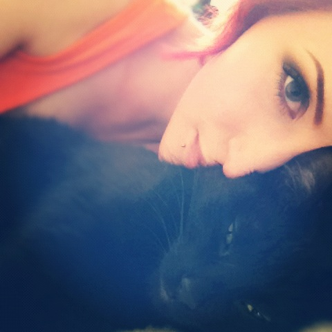 jessedangerx:  Me and my cat Ryden