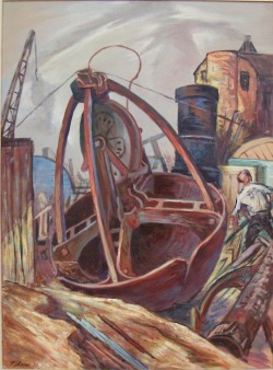 peira:  Fred Shane:  Clam Shell Dredge (1952)