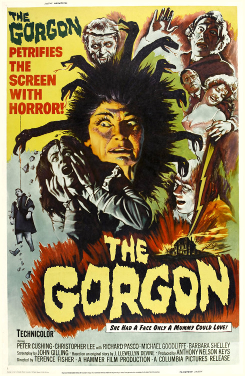 Porn photo Poster for Hammer Films’ The Gorgon